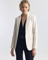NILI LOTAN Adele Blazer - Stone US10 NZ12