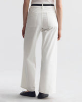 NILI LOTAN Megan Cotton Pants - White Sz2 NZ6/8
