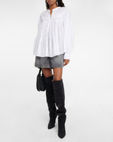 ISABELLE MARANT ÉTOILE Plalia Blouse - White EU38 NZ10
