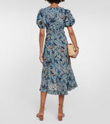 ULLA JOHNSON Thelma Dress - Morning Glory Sz8 NZ12