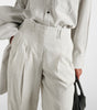 JACQUEMUS Le pantalon Titolo High-Rise Pants - Grey Sz38 NZ10