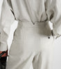 JACQUEMUS Le pantalon Titolo High-Rise Pants - Grey Sz38 NZ10