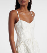 REBECCA VALLANCE Vanilla Dreams Midi Dress - Ivory Sz10