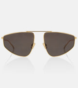 BOTTEGA VENETA Aviator Sunglasses - Gold