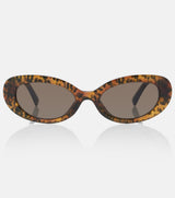 DOLCE & GABBANA Oval Sunglasses - Tortoiseshell