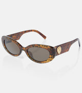 DOLCE & GABBANA Oval Sunglasses - Tortoiseshell