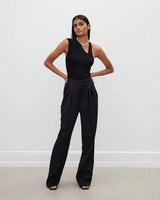 RÓHE Siona Trousers - Black Sz34 NZ8