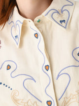 ANTIPODEAN Matchmakers Yoke Shirt - Cloud Sz8