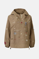 SEA NEW YORK Claira Embroidered Anorak - Stone SzXL