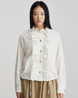 RICOCHET Anya Shirt - Ivory Sz Medium