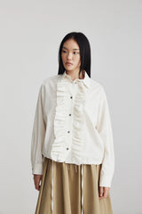 RICOCHET Anya Shirt - Ivory Sz Medium