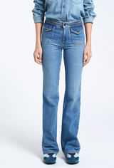 VANESSA BRUNO Nano Bootcut Jeans - Indigo Sz36 NZ Small