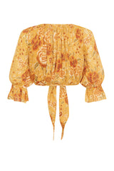 SPELL & THE GYPSY Mystic Tie Top - Sunflower SzS