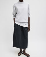 TIBI Pull On Full Skirt - Black SzM