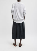 TIBI Pull On Full Skirt - Black SzM