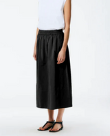 TIBI Pull On Full Skirt - Black SzM