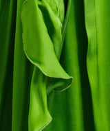 ESSENTIEL ANTWERP Judith Ruffle Oversize Shirt - Green SzXS