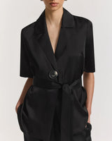 VIKTORIA & WOODS Chorus Shirt - Black Sz1 NZ8