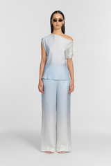 VIKTORIA & WOODS Rosemary Top - Ocean Ombre Sz0 NZS