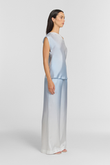 VIKTORIA & WOODS Rosemary Top - Ocean Ombre Sz0 NZS