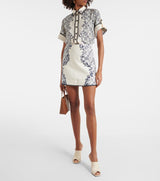 ALEMAIS Airlie Shirt - Ecru & Navy Sz12