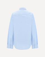 AMI PARIS Ami de Coeur Logo-Embroidered Shirt -Blue Sz40 NZM