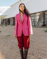MAGGIE MARILYN Power To You Blazer - Vibrant Pink Sz10