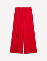 BODEN Regent Wide Leg Trousers - Red Sz10