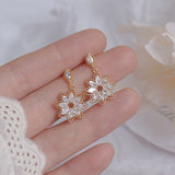 BEAUTIFUL EARTH Sunflower Drop Earrings