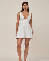 MAGGIE MARILYN Emma Mini Dress - Silver Sz10