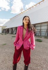 MAGGIE MARILYN Power To You Blazer - Vibrant Pink Sz10