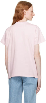 GANNI Butterfly T Shirt - Pink SzS