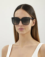 GUCCI GG Cat Eye Sunglasses - Black