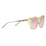 GUCCI Crystal Cat Eye Sunglasses - Ivory
