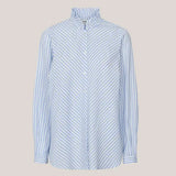 LOLLYS LAUNDRY Hobart Shirt - Blue Stripe SzL