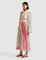 ASTON STUDIO Neottia Dress - Multi Stripe Sz14