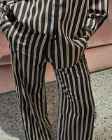 CAMILLA AND MARC Novella Pants - Black & Bronze Sz14