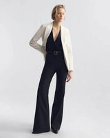 NILI LOTAN Adele Blazer - Stone US10 NZ12