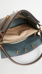 TORY BURCH Lee Radziwell Double Bag - Clam Shell