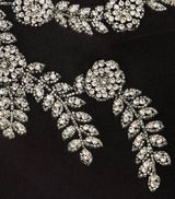 SANDRO Crystal Embellished Sweatshirt - Black SzM