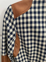 SMYTHE Rifle Patch Equestrian Blazer - Navy US4 NZ8