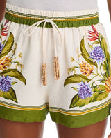 FARM RIO Tropical Scarf Shorts - Sand SzS