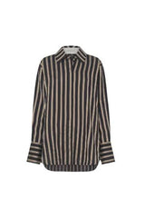 CAMILLA AND MARC Novella Shirt - Black & Bronze SZ 8