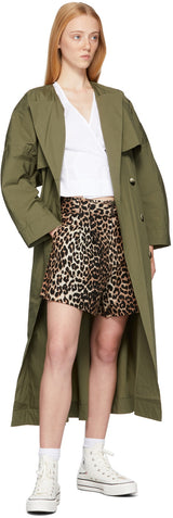 GANNI Trench Coat - Kalamata Sz38 NZ12