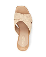 LAUREN by RALPH LAUREN Freddi Raffia Sandal  US7 EU38