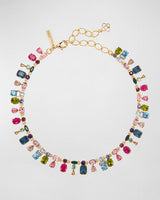 OSCAR DE LA RENTA Candied Crystal-Embellished Choker
