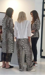 NOTES DU NORD Leopard Print Pants - Sz38 NZ12