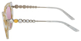 GUCCI Crystal Cat Eye Sunglasses - Ivory