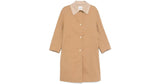 SANDRO Diderot Embellished Collare Trench Coat - Camel Sz38 NZM