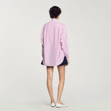 SANDRO Charlie Embellished Shirt - Rose Pink Sz3 NZ Large